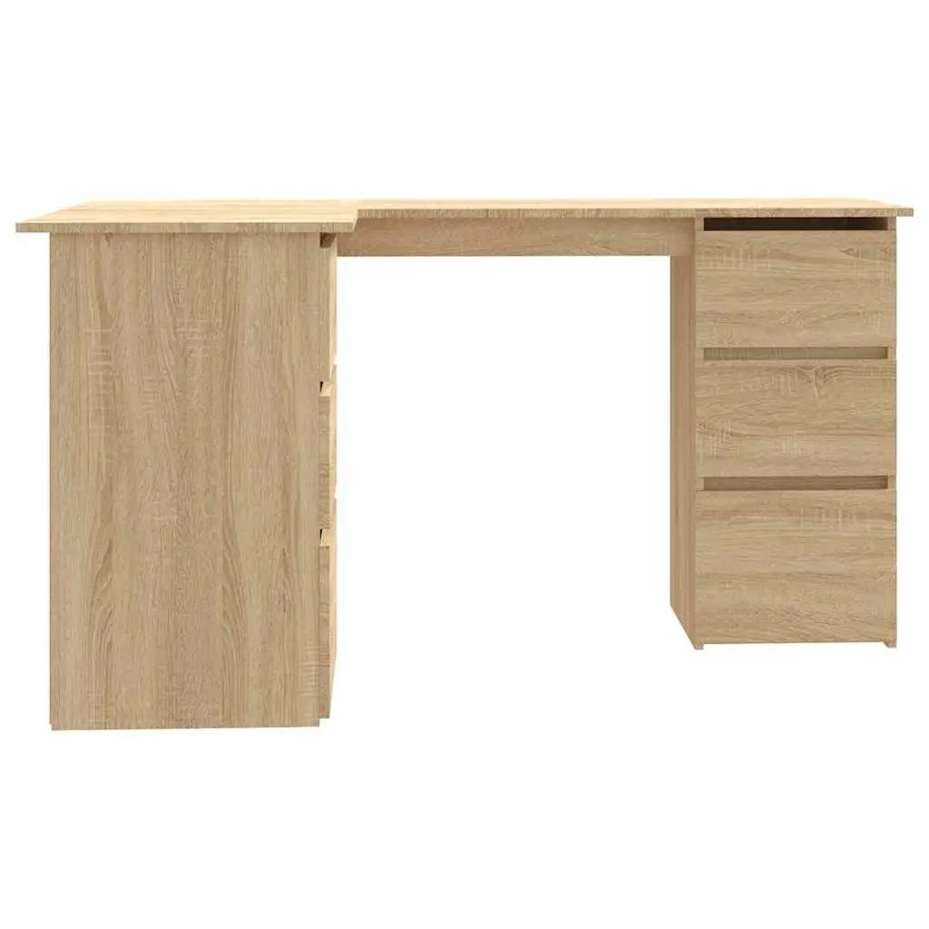 Brown Engineered Wood Corner Desk