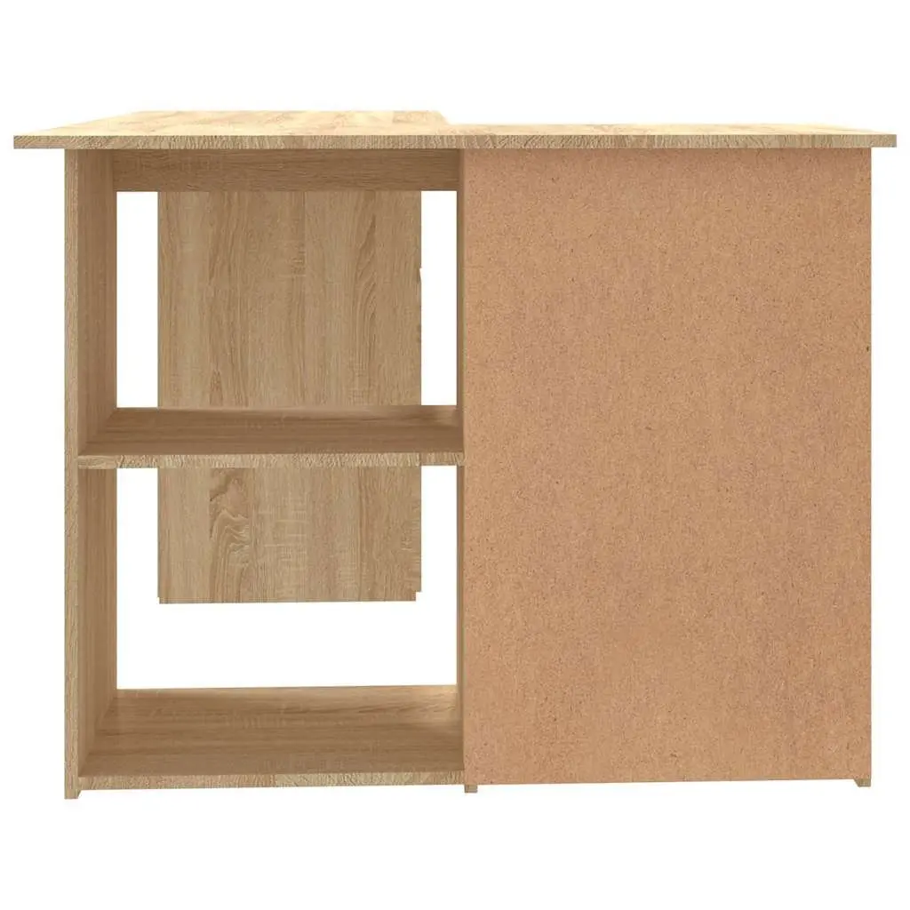 Brown Engineered Wood Corner Desk
