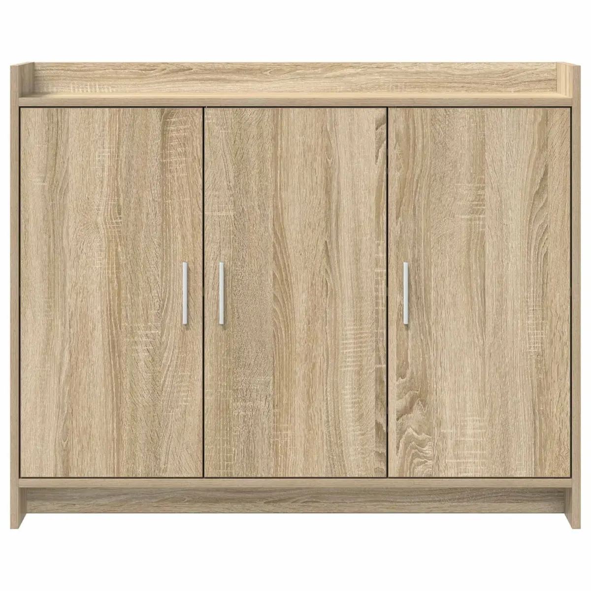 Sideboard Storage Cabinet Brown Engineered Wood 98.5 x 33 x 80 cm Dining Room