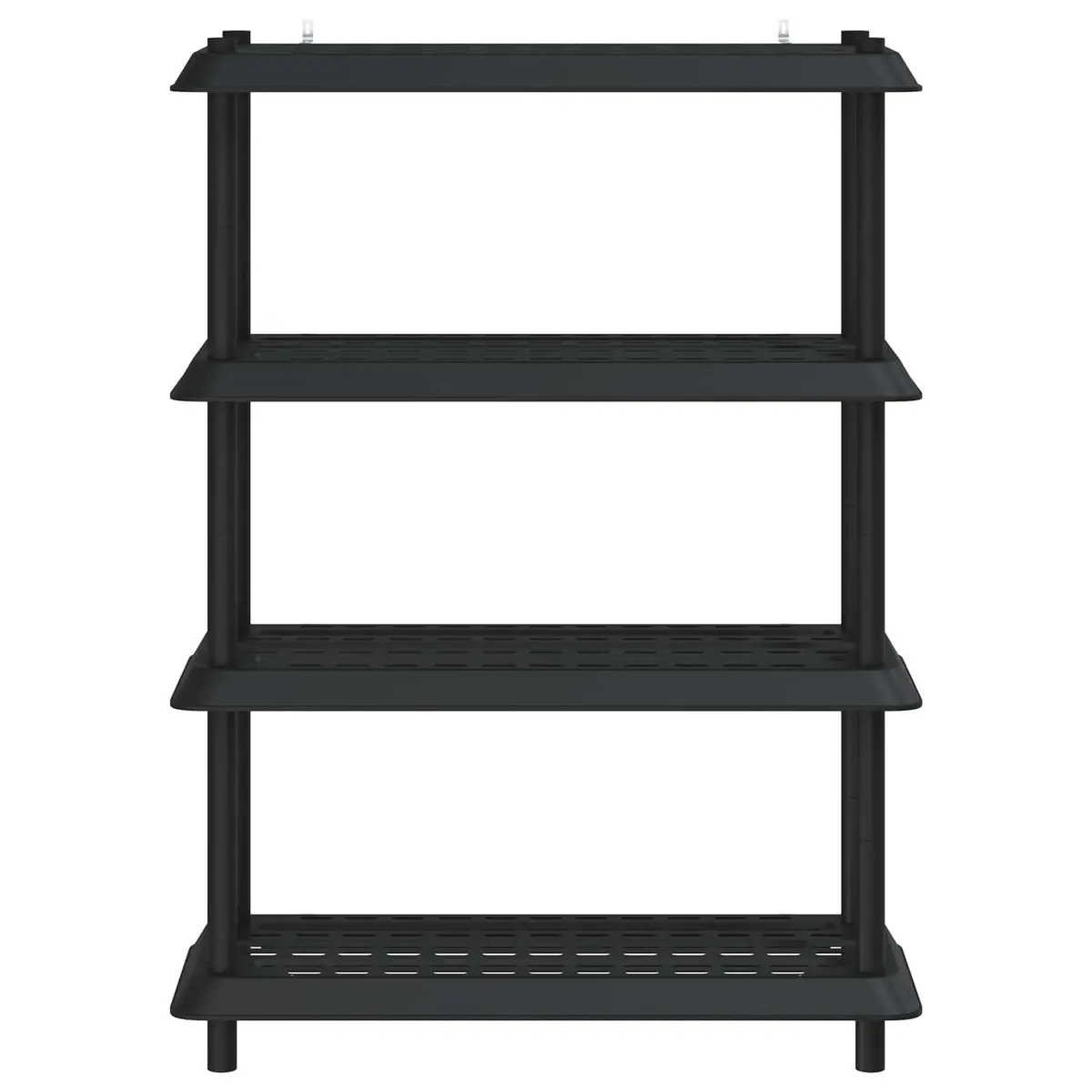 4-Tier Shelving Unit Indoor Outdoor 100 x 40 x 136.5 cm Storage Rack