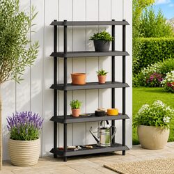5-Tier Shelving Unit with Dimensions 100 x 40 x 177 cm