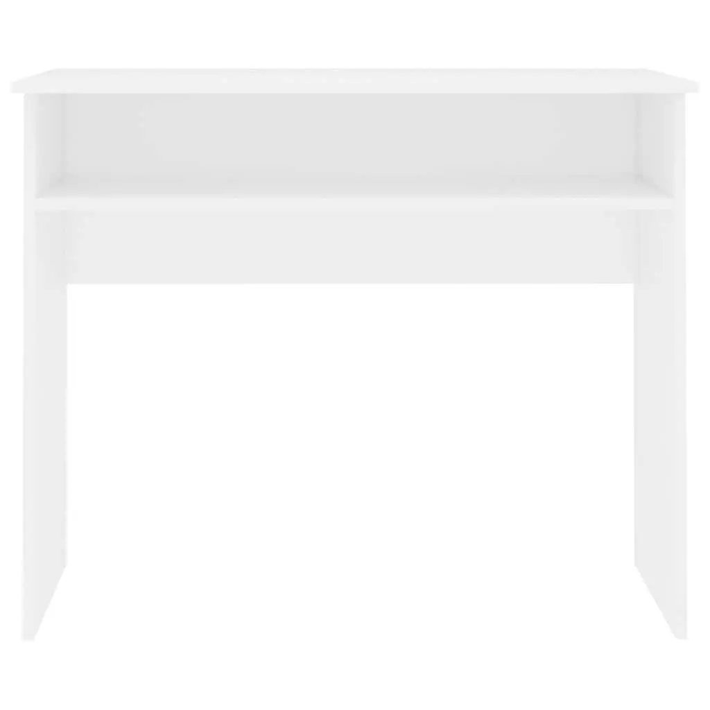 90cm White Compact Computer Desk