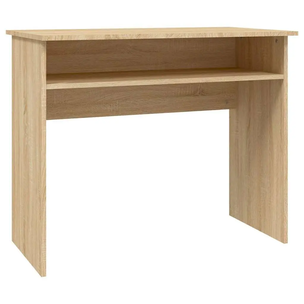 Office Desk for Study or Computer Use 90x50x74cm Engineered Wood Brown