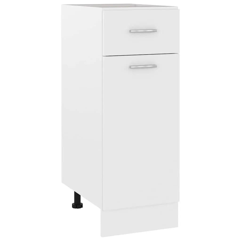30x46x81.5cm White Drawer Bottom Cabinet for Storage