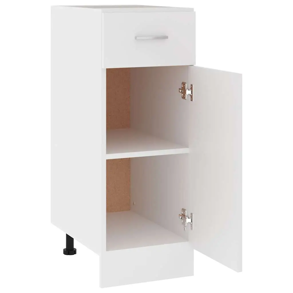 30x46x81.5cm White Drawer Bottom Cabinet for Storage