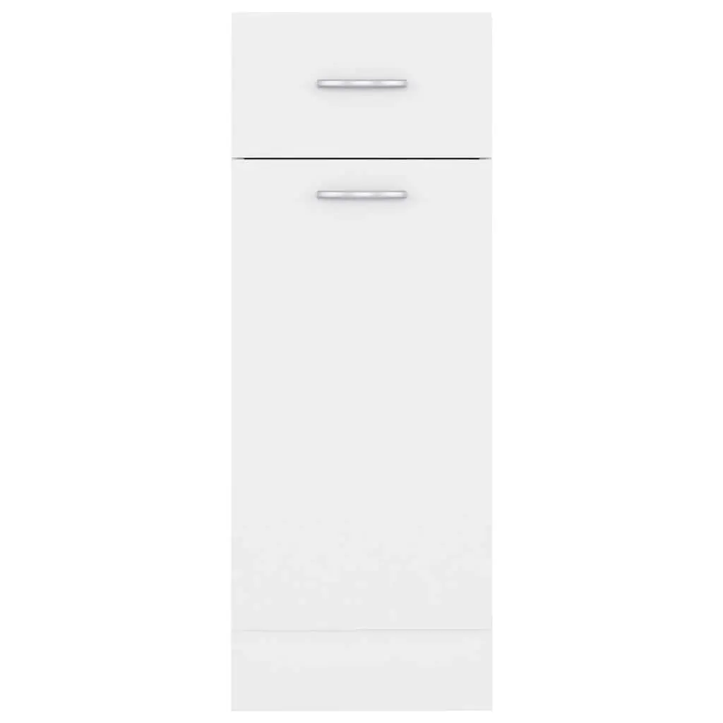 30x46x81.5cm White Drawer Bottom Cabinet for Storage