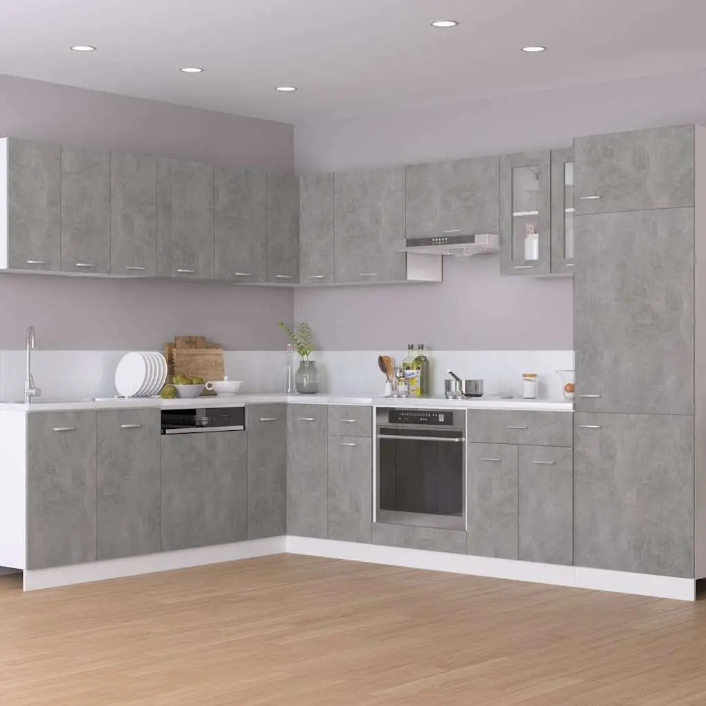 Drawer Bottom Cabinet Grey Kitchen Storage Cupboard Shelves Door Organiser