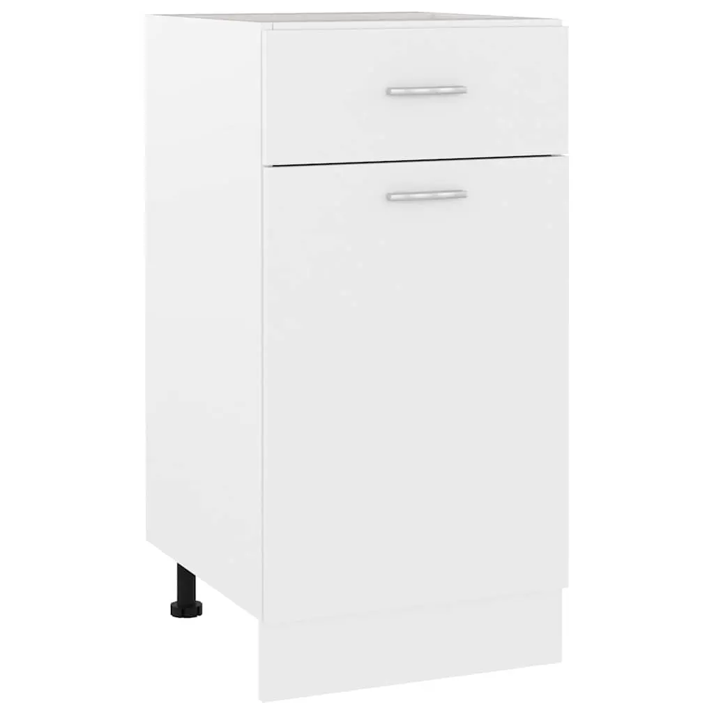 White Kitchen Drawer Cabinet 40x46x81.5cm