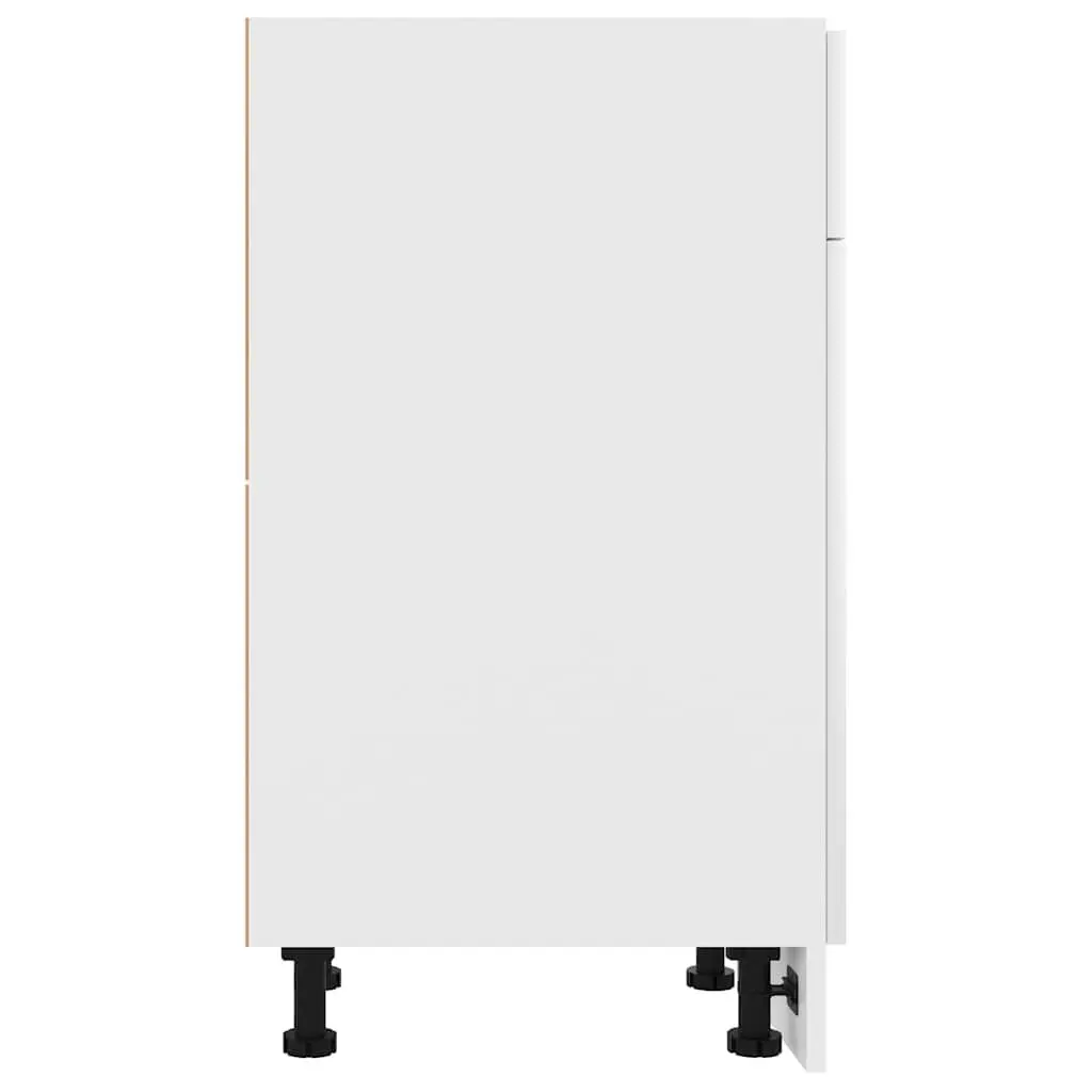 White Kitchen Drawer Cabinet 40x46x81.5cm