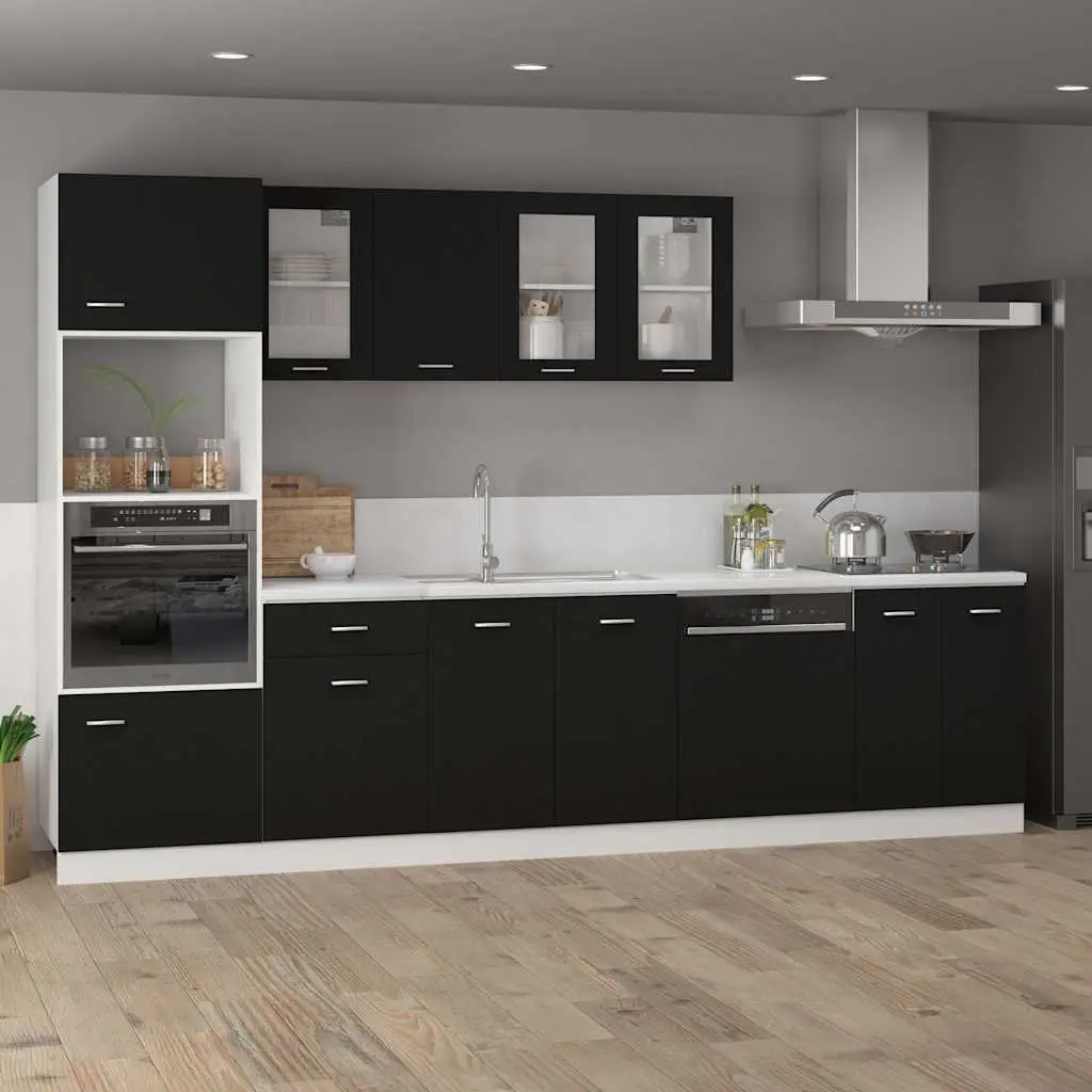 Black Kitchen Drawer Cabinet