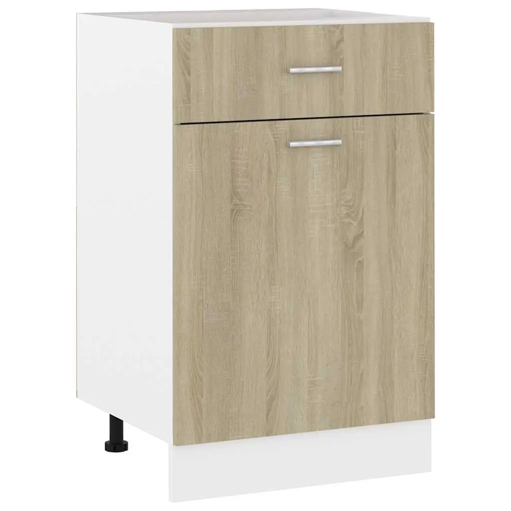 Brown Kitchen Drawer Bottom Cabinet