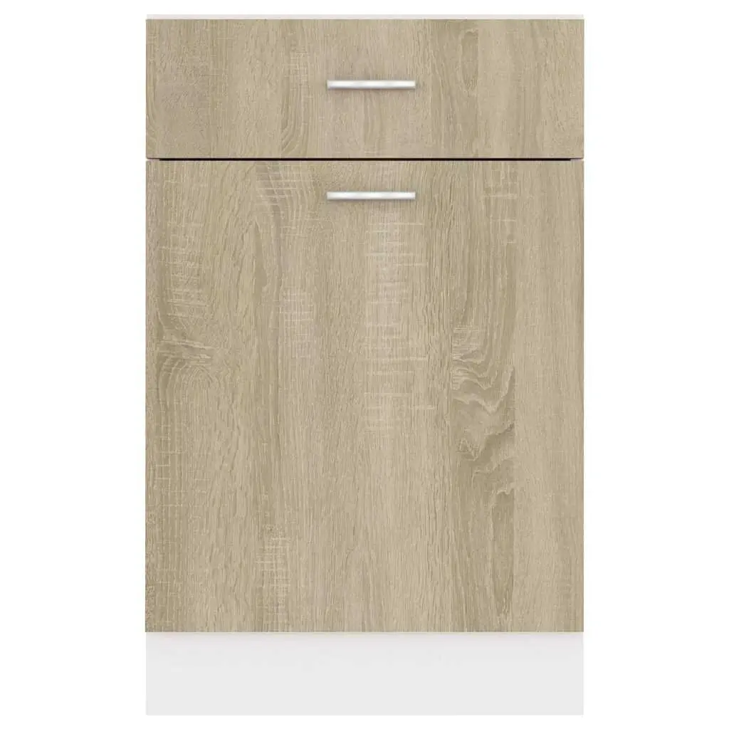 Brown Kitchen Drawer Bottom Cabinet