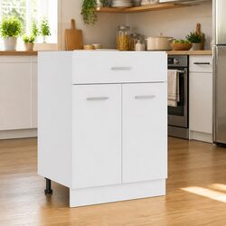 White Kitchen Storage Cabinet Specifications and Features