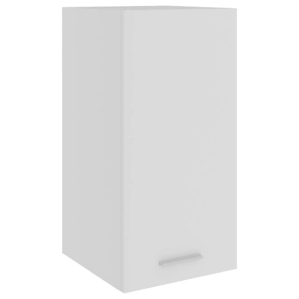 White Wall-Mounted Kitchen Cabinet Storage Unit 29.5x31x60cm Hanging Organiser