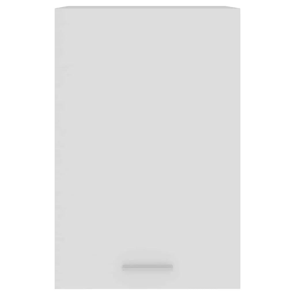Hanging Kitchen Cabinet White Wall Mounted Storage Cupboard 39.5x31x60cm 2 Shelf