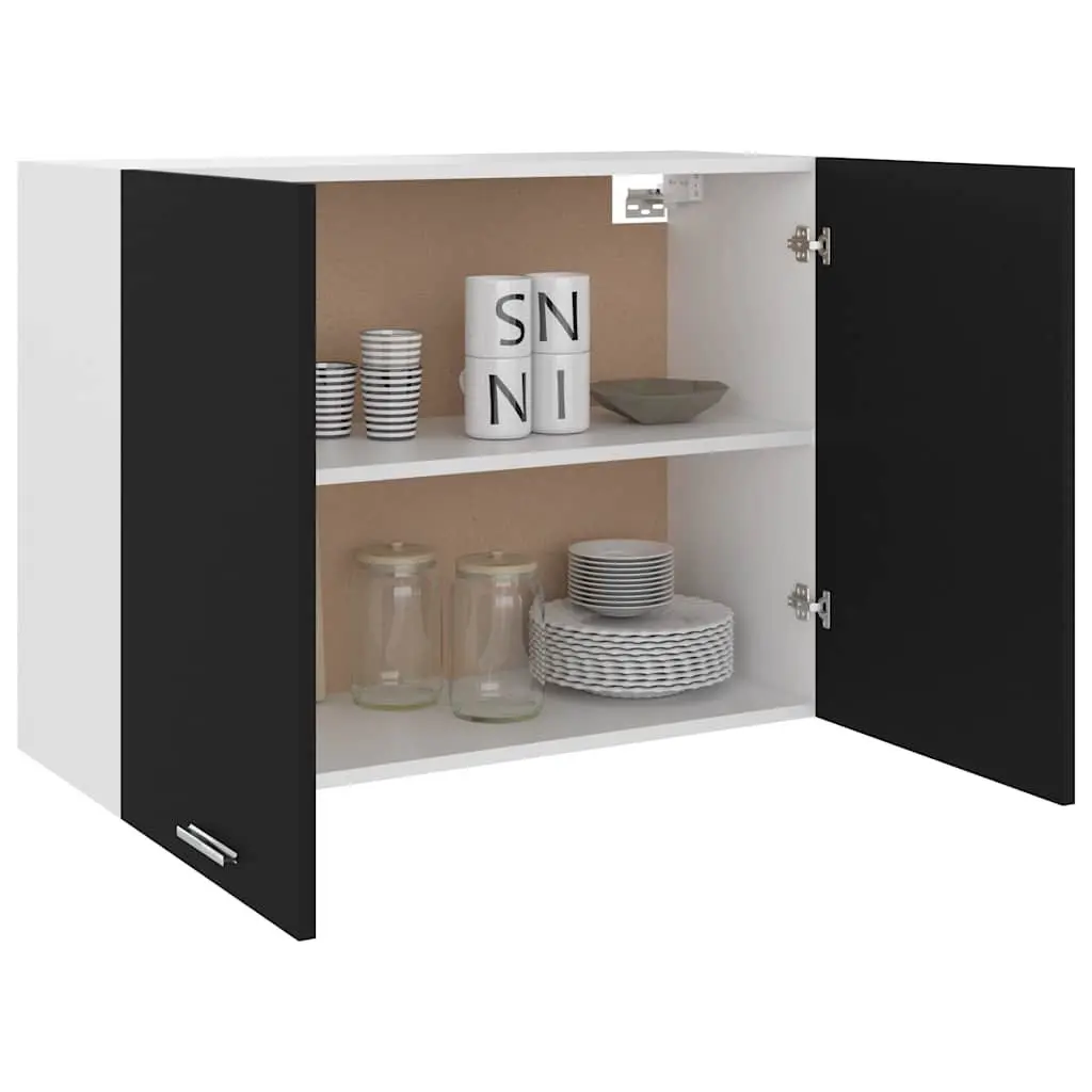 Black Kitchen Storage Cabinet