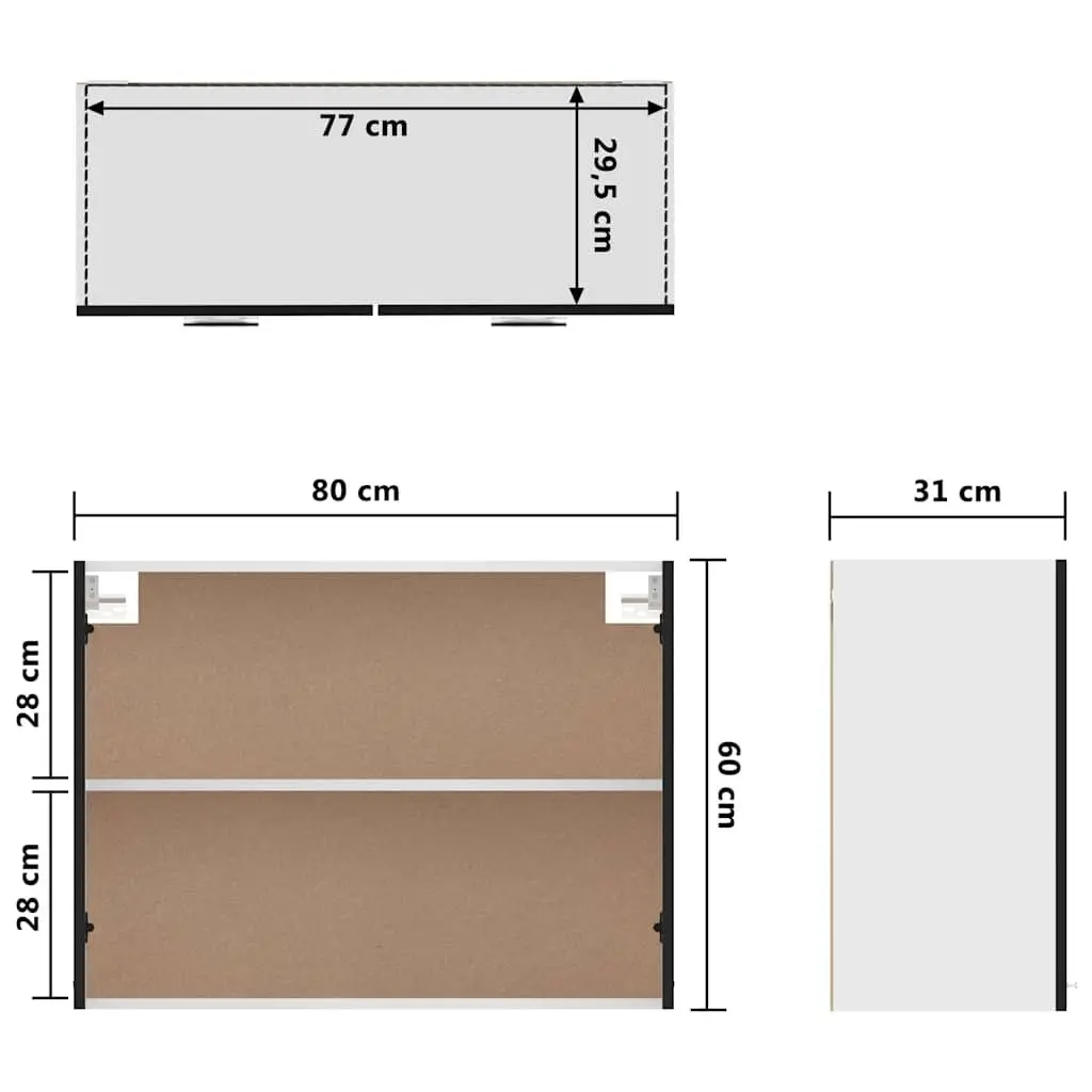 Black Kitchen Storage Cabinet