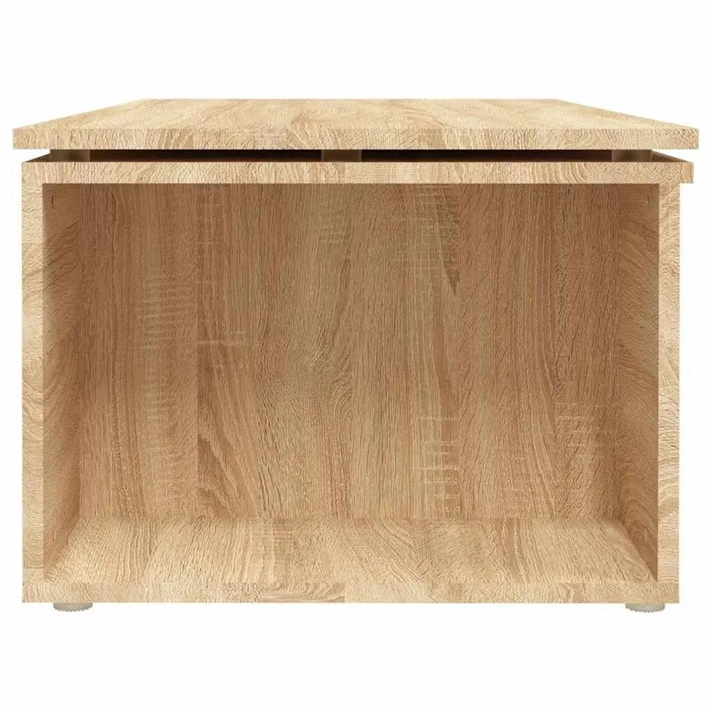 Coffee Table Brown Engineered Wood Side Table Living Room Furniture 150x50x35cm