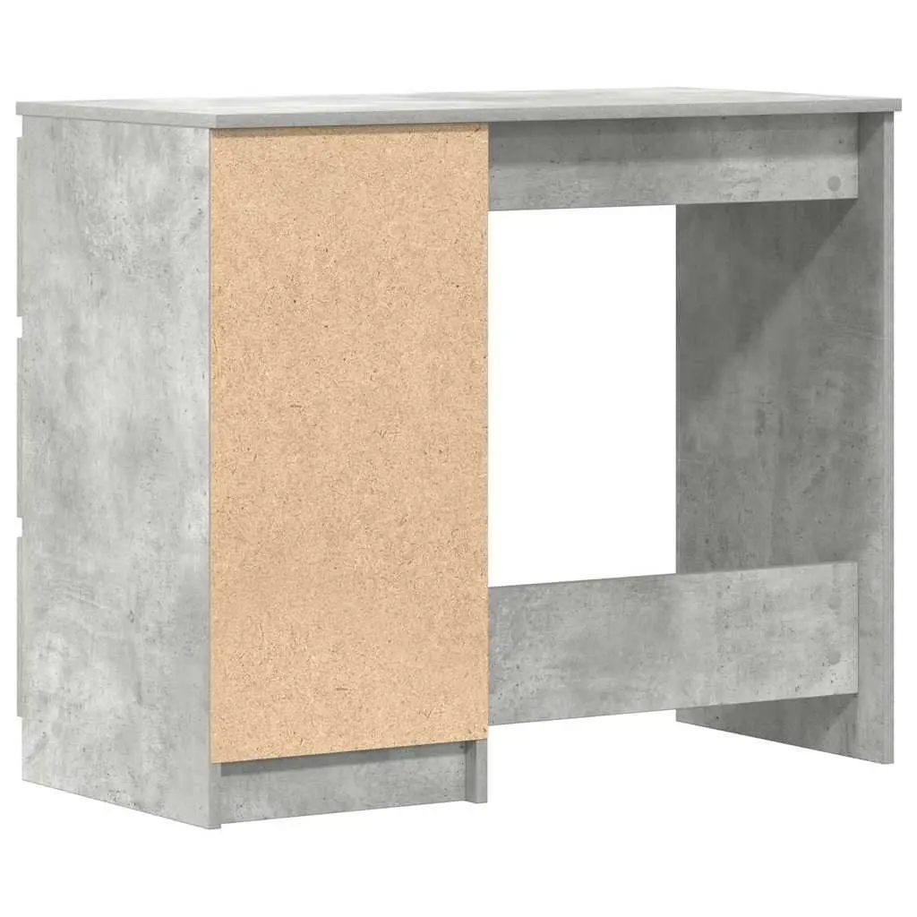 Concrete Grey Office Desk, 90cm