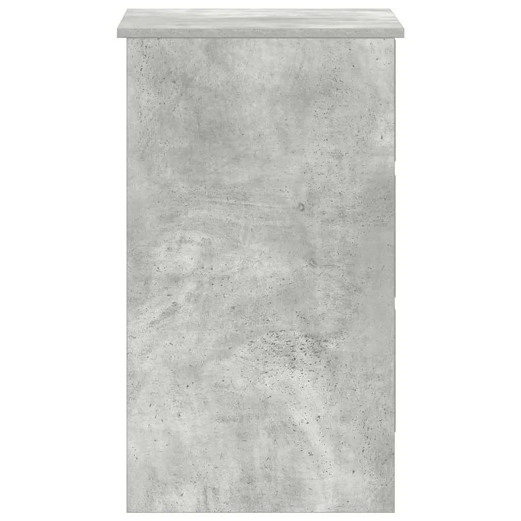 Concrete Grey Office Desk, 90cm
