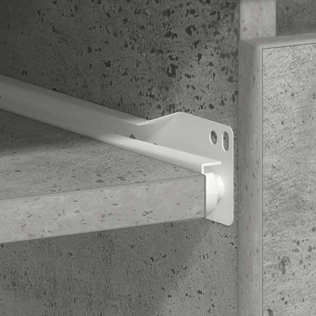 Concrete Grey Office Desk, 90cm