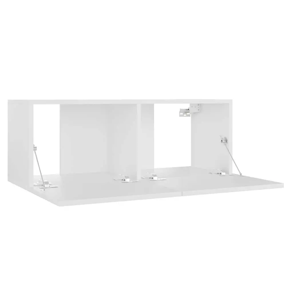 Wall Mounted TV Cabinet Living Room 80x30x30cm Engineered Wood Storage Unit