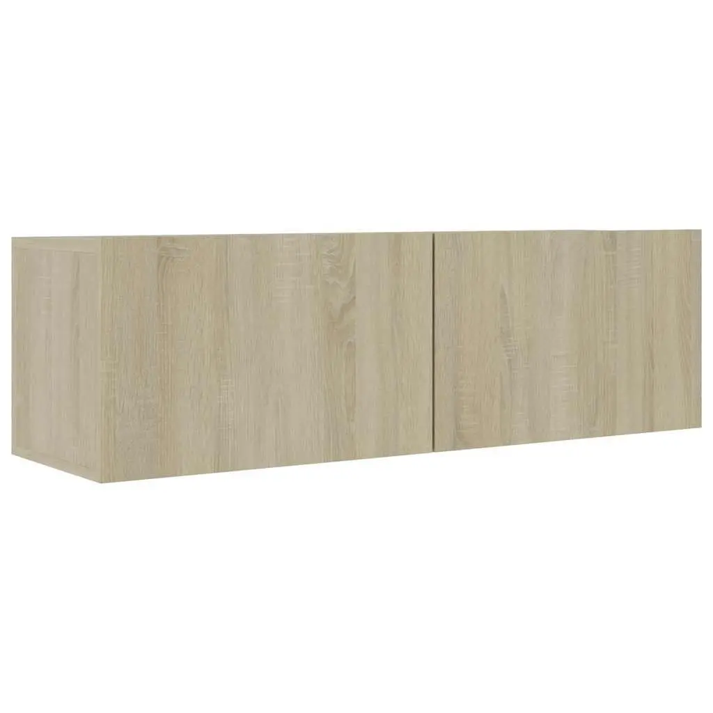 TV Cabinet Wall-Mounted Living Room Brown 100 x 30 x 30 cm
