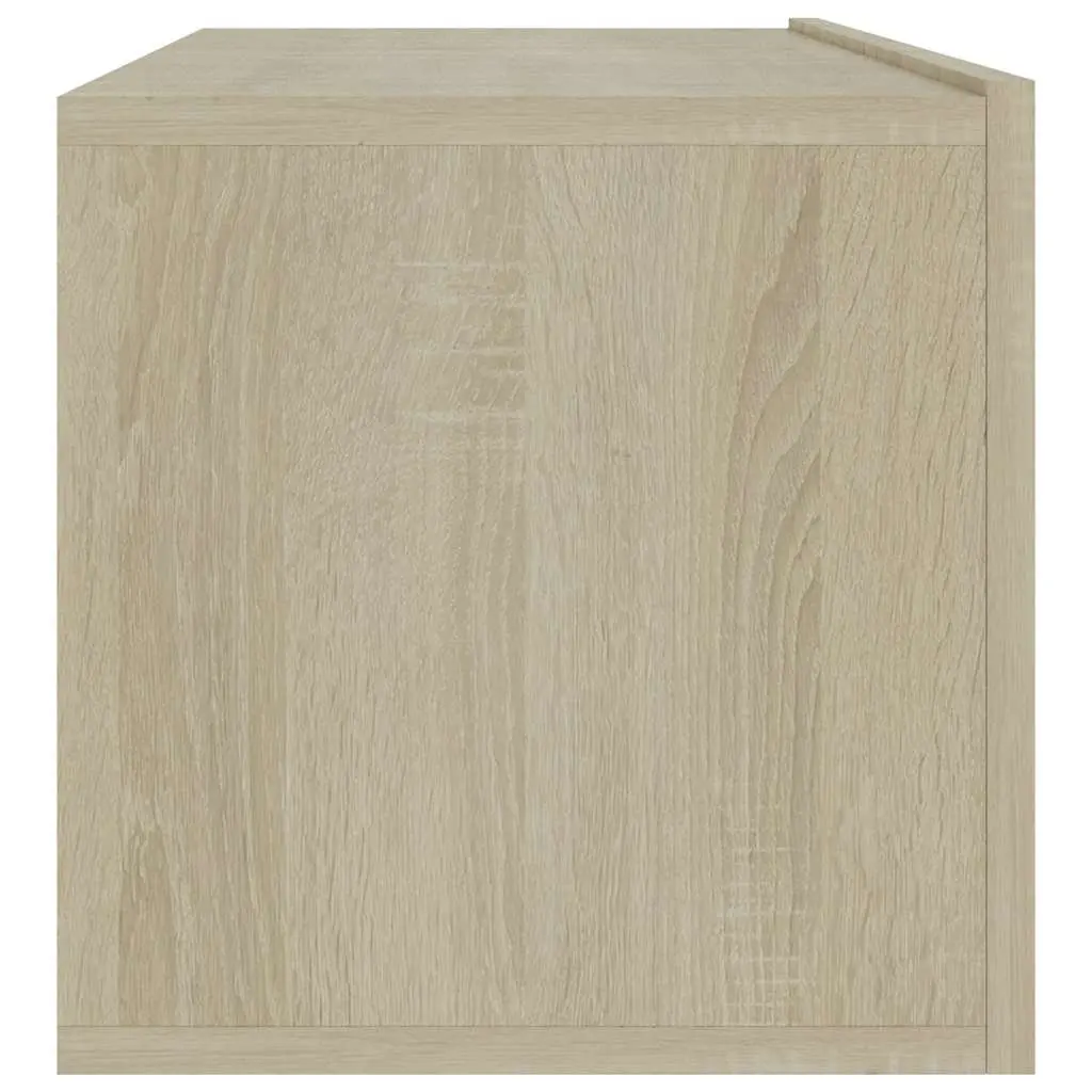 TV Cabinet Wall-Mounted Living Room Brown 100 x 30 x 30 cm