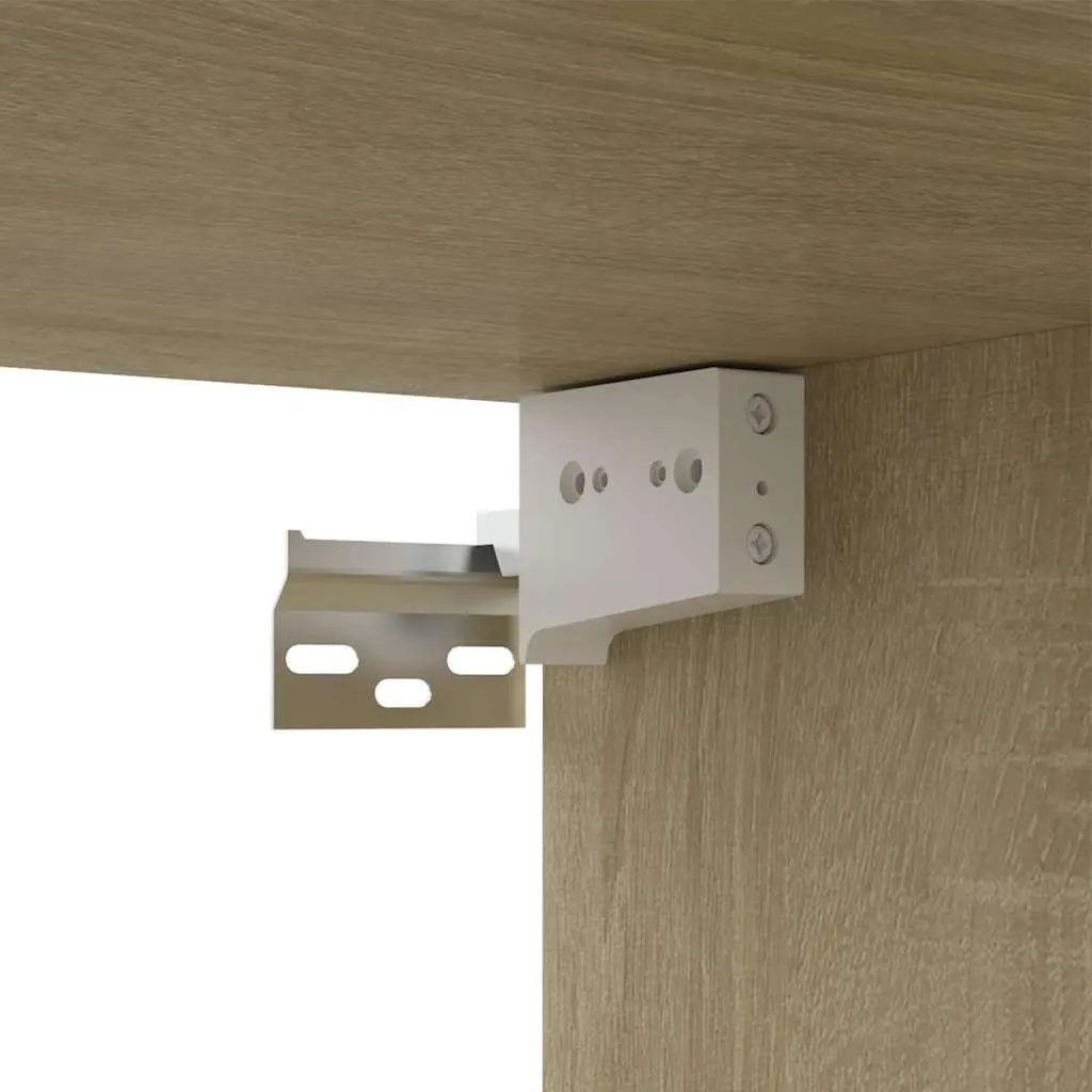TV Cabinet Wall-Mounted Living Room Brown 100 x 30 x 30 cm