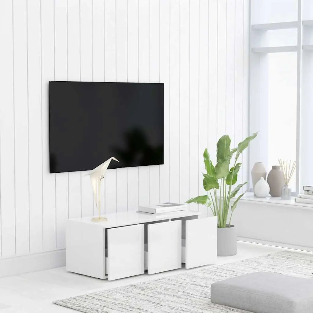 TV Cabinet for Living Room 80x34x30 cm with 3 Drawers