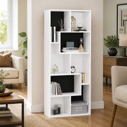 Book Cabinet Measurements: 67x24x161 cm, Engineered Wood