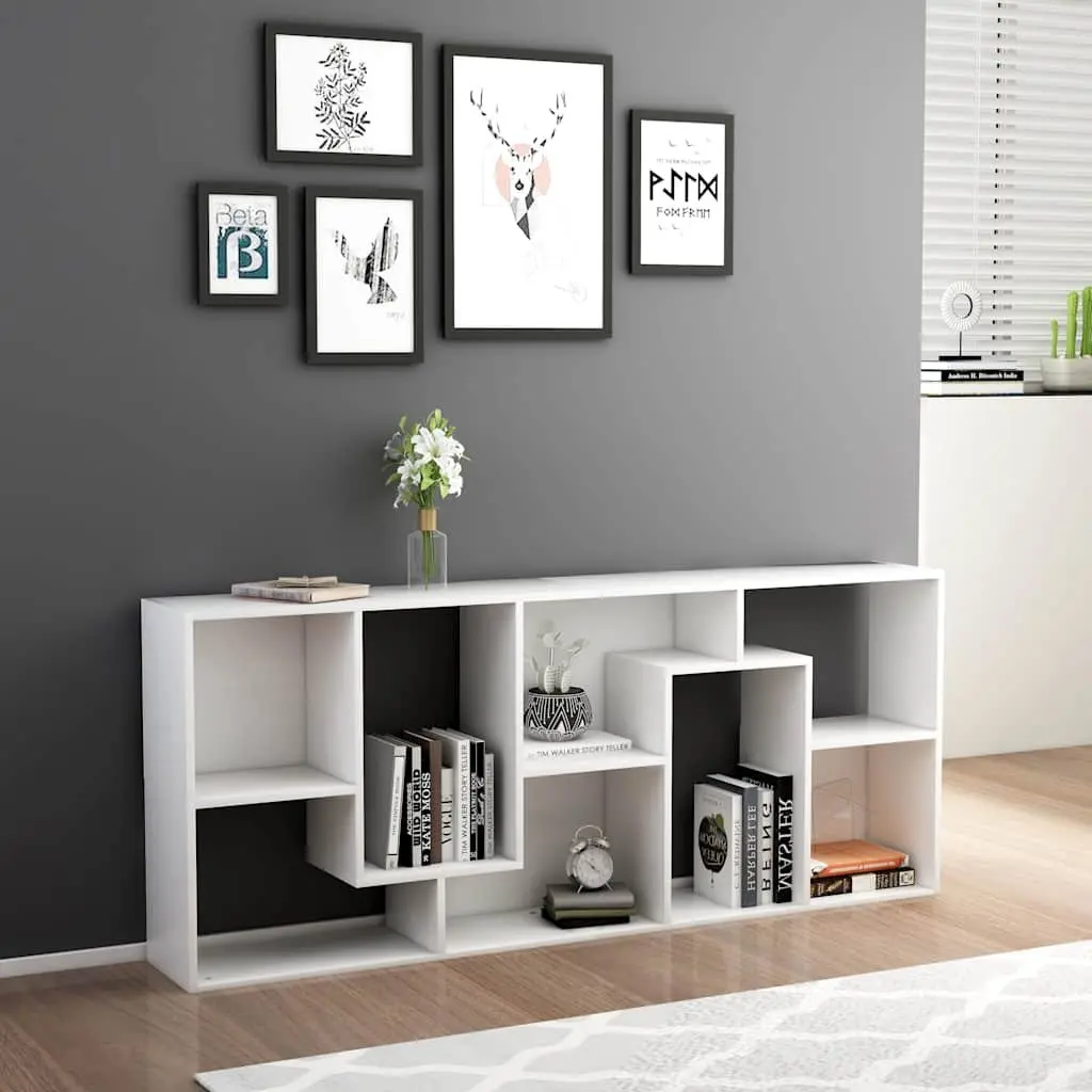 Book Cabinet Storage Unit for Living Room and Home Library 67x24x161 cm