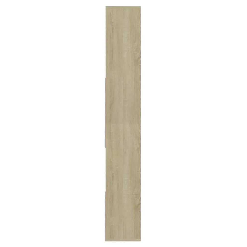 Book Cabinet Sonoma Oak Brown Engineered Wood Bookshelf Storage Shelving Unit