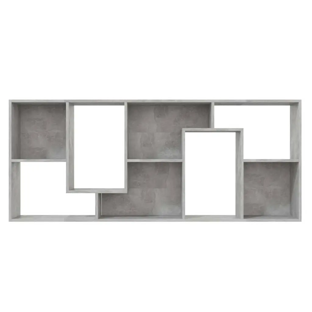 67x24x161cm Grey Engineered Wood Book Cabinet