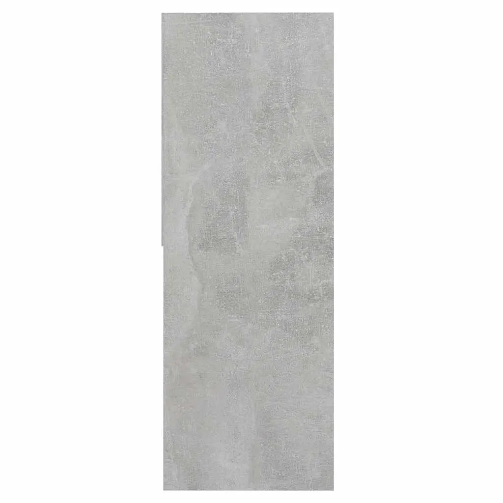 67x24x161cm Grey Engineered Wood Book Cabinet