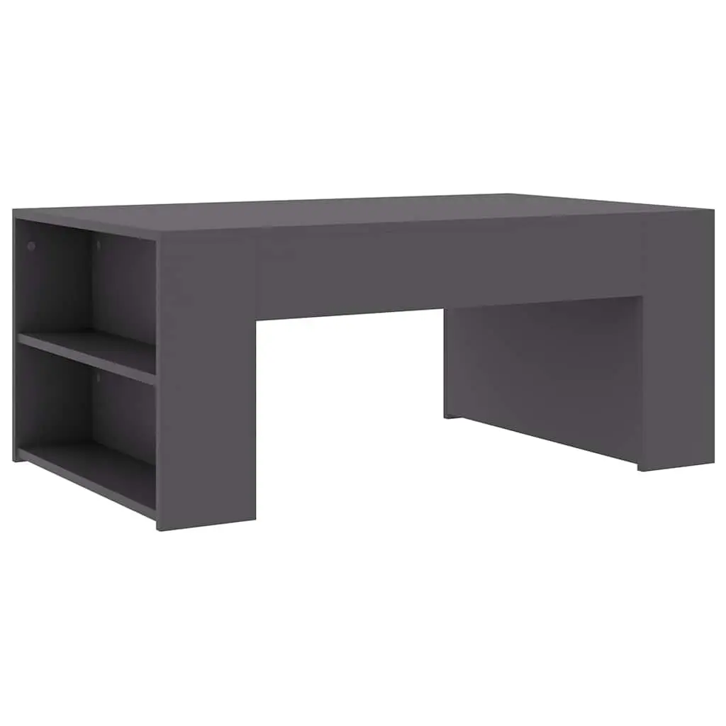 Coffee Table Living Room Grey Engineered Wood 100x60x42cm