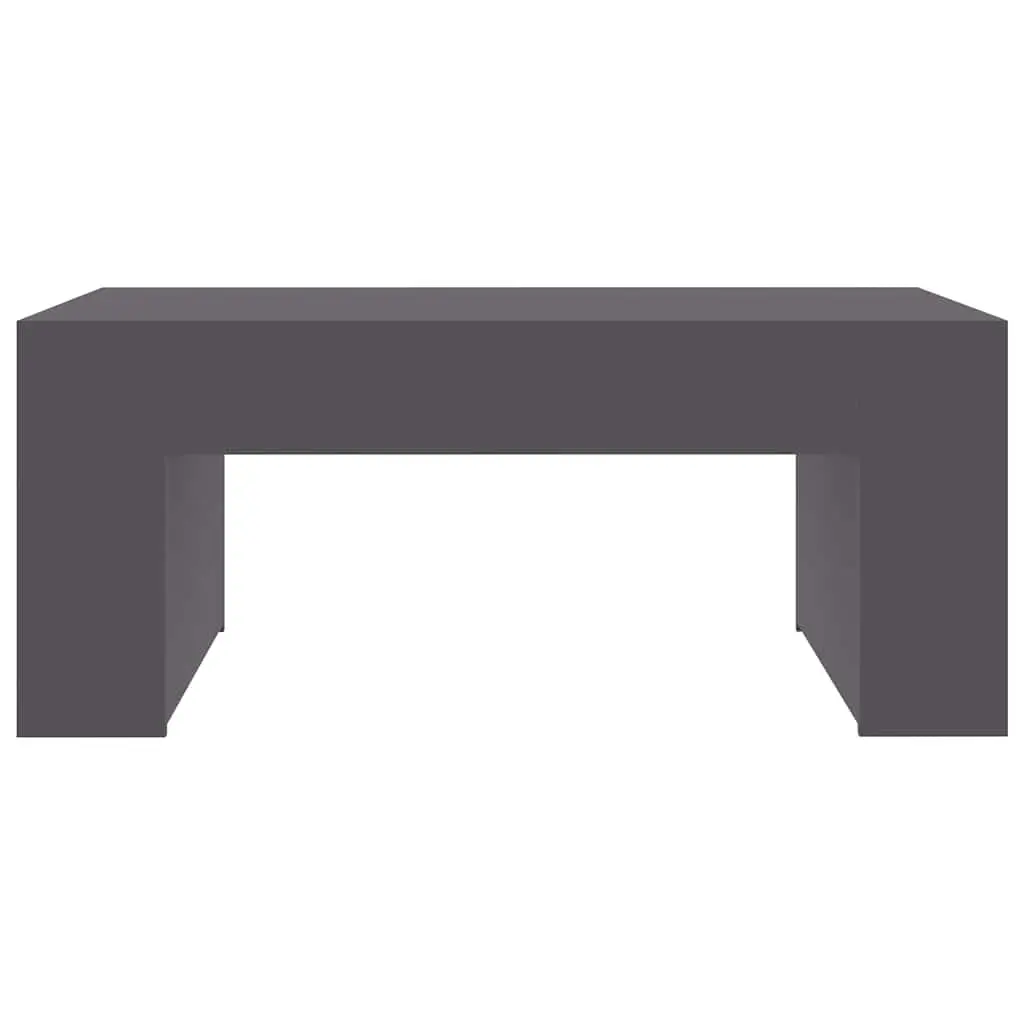 Coffee Table Living Room Grey Engineered Wood 100x60x42cm