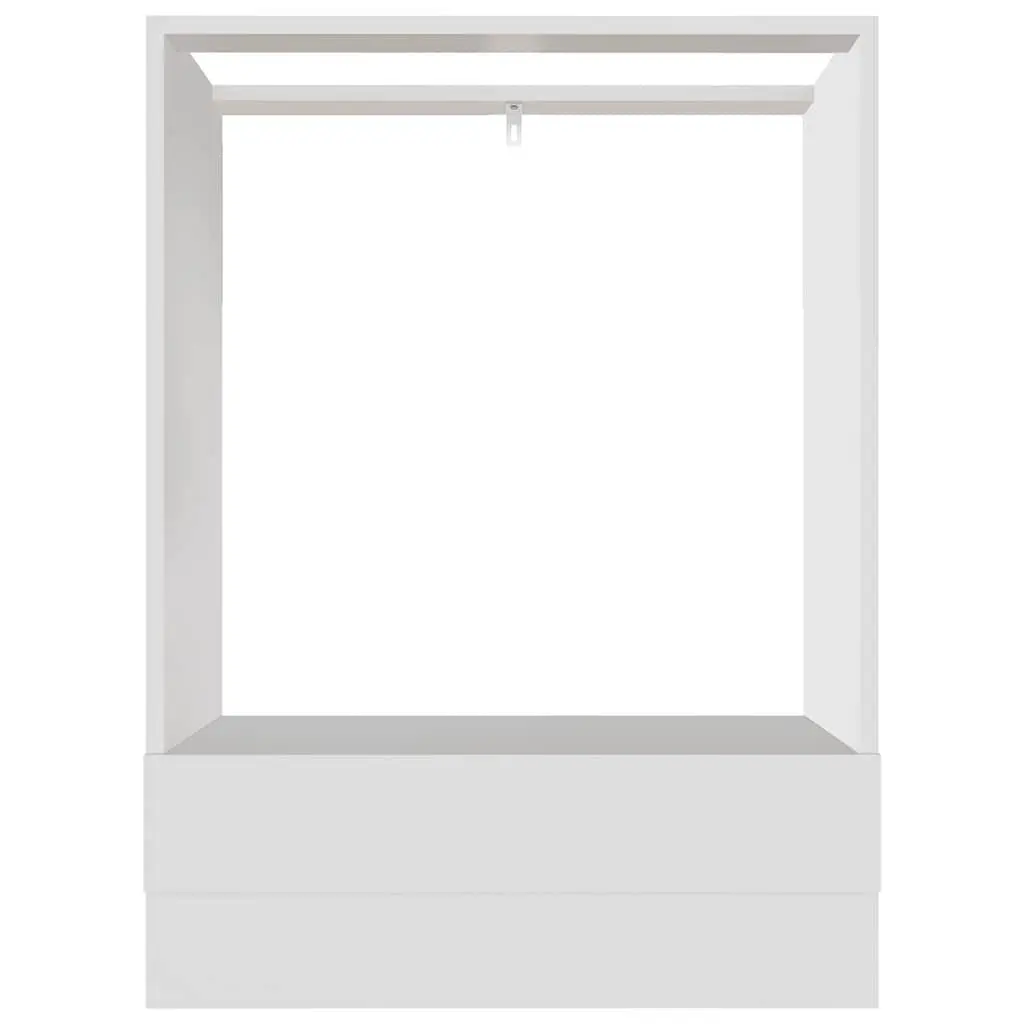 Oven Cabinet White Kitchen Storage Furniture Engineered Wood Cupboard Organiser
