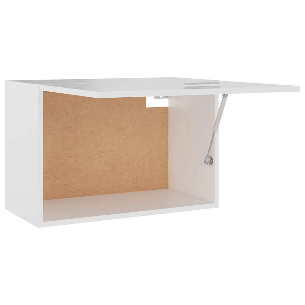 White Hanging Kitchen Cabinet