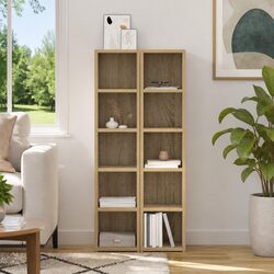 CD Cabinet Dimensions: 21x16x93.5cm in Sonoma Oak