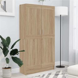 Book Cabinet Specifications: 82.5x30.5x150 cm, Engineered Wood