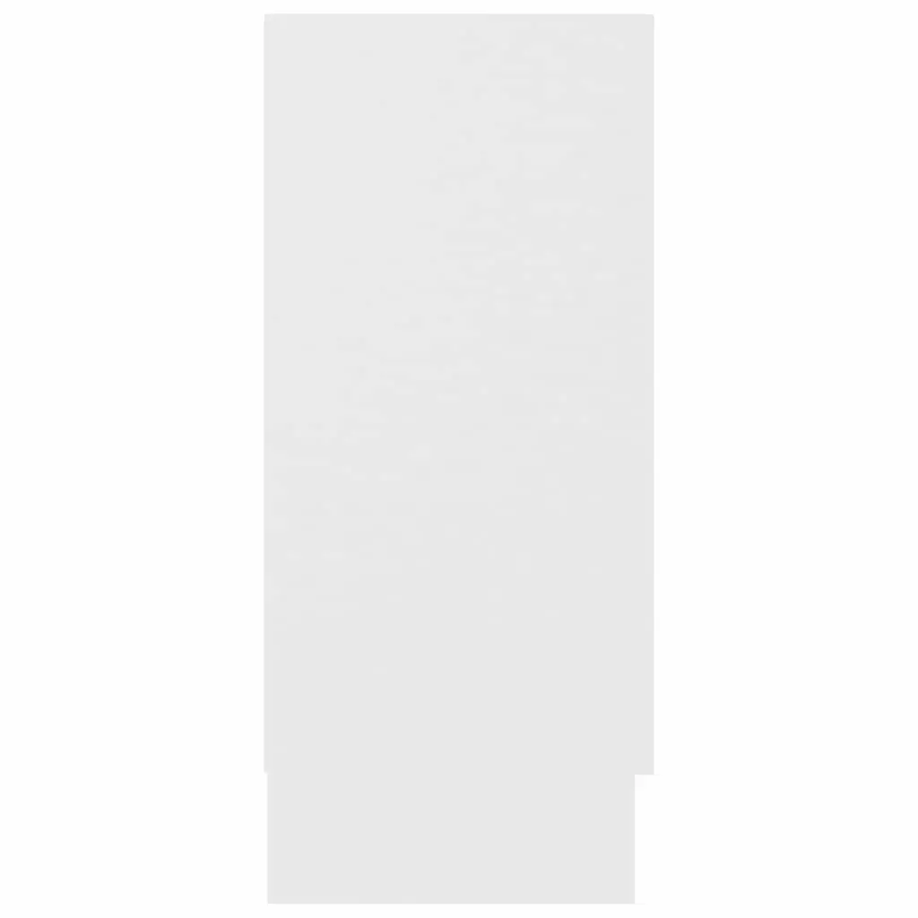 White Sideboard Storage Cabinet 120cm for Home Use with 2 Doors and Compartments Engineered Wood