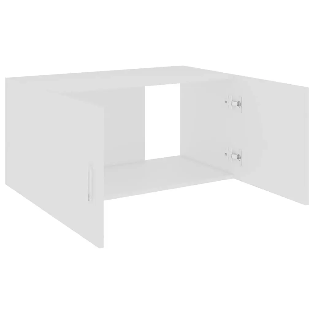Wall Mounted Cabinet for Storage and Display 80x39x40cm White