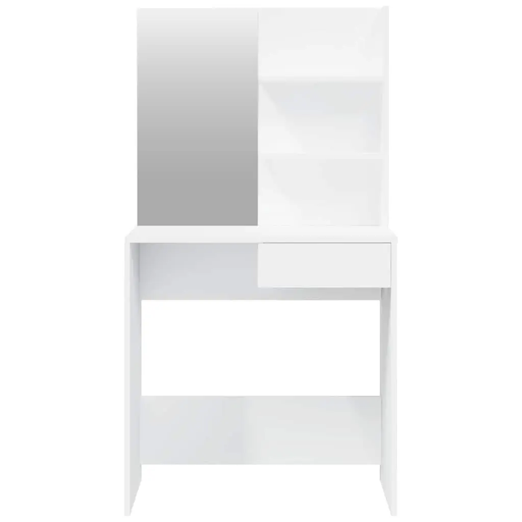 Dressing Table with Mirror White Vanity Makeup Desk Bedroom Furniture Storage