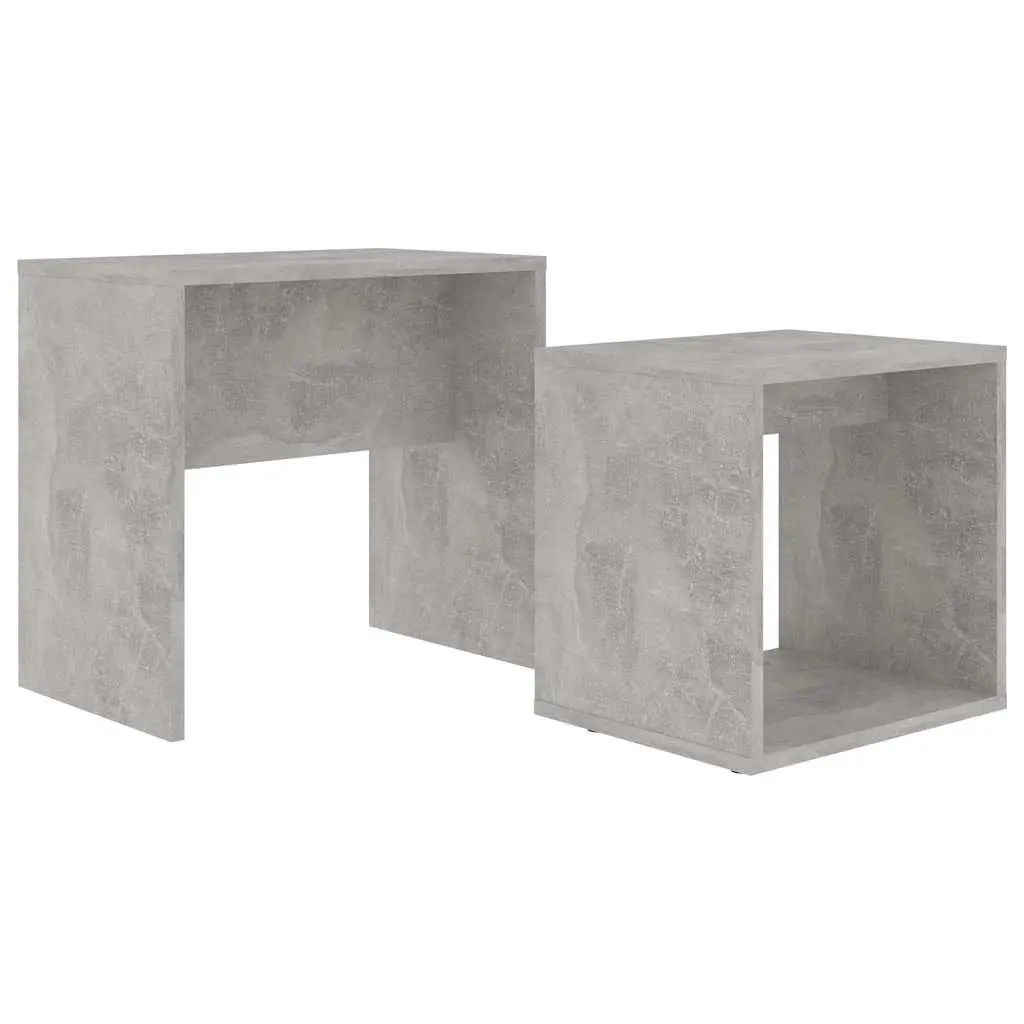 2-Piece Grey Nesting Coffee Tables