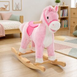Specifications of Plush Pink Kids Rocking Horse Toy