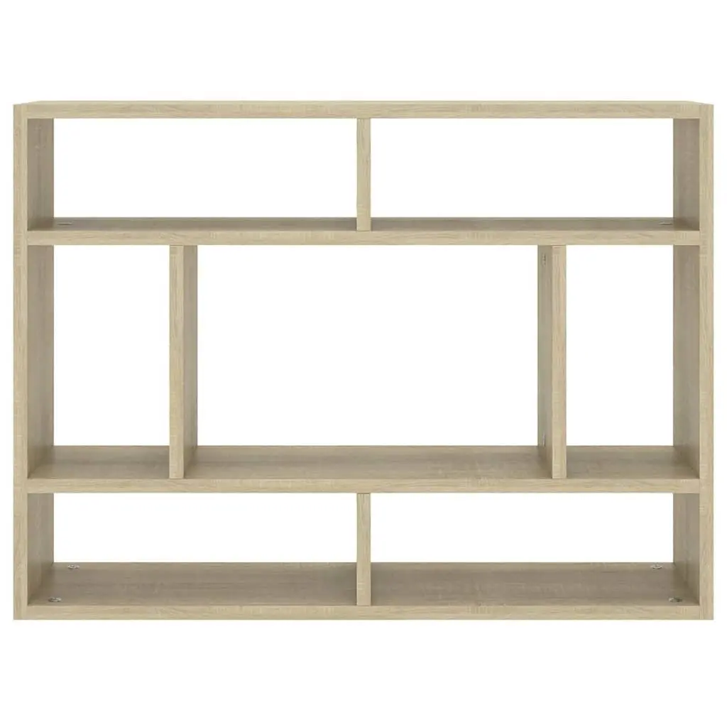 Wall Shelf Open Compartment Storage Display Unit for Home 75x16x55cm