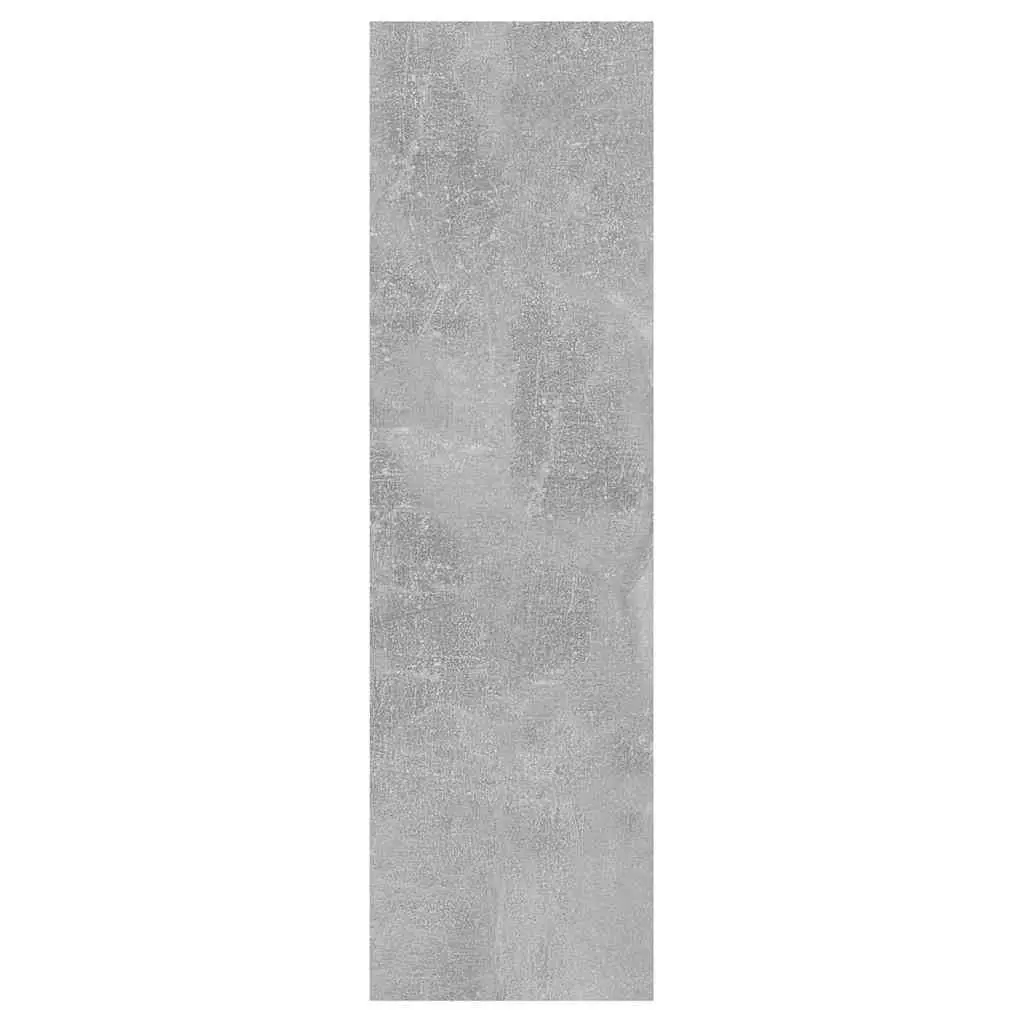 Wall Shelf Grey Storage Display Unit Open Compartments Home Shelving Organizer 75 x 16 x 55 cm