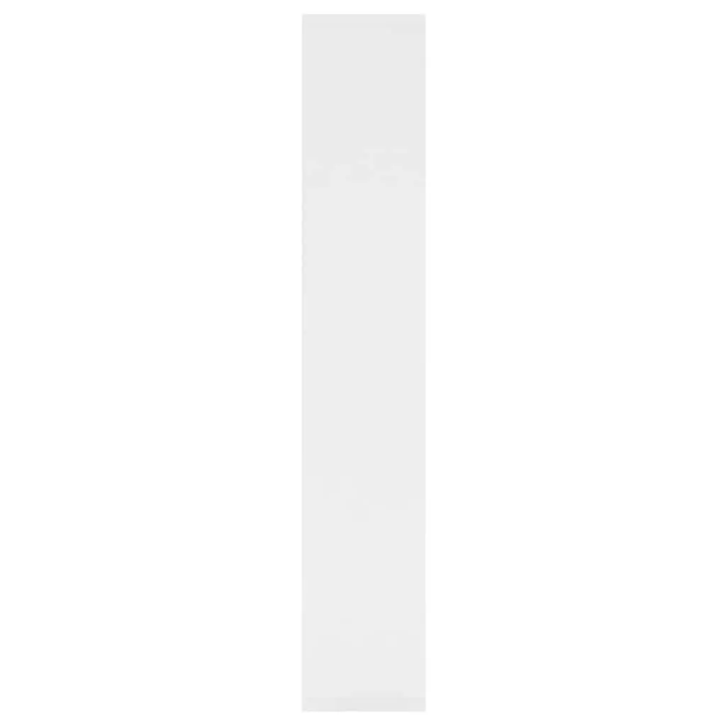Wall Shelf White Open Display Storage Cabinet 36 x 16 x 90 cm