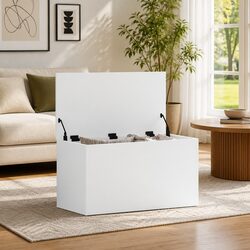 Specifications of the White Engineered Wood Storage Chest